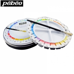 PEBEO sada akvarelových barev v plechové kazetě 24 ks