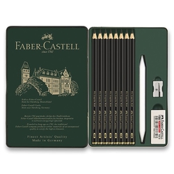 Faber-Castell PITT GRAPHITE MATT - grafitová sada 11 ks