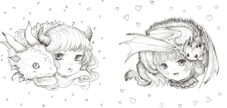 Pop manga Dragons and other magically mythical creatures Coloring Book - Camilla D'Errico - polské vydání