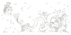 Pop manga Dragons and other magically mythical creatures Coloring Book - Camilla D'Errico - polské vydání
