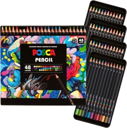 POSCA (UNI) umělecké pastelky - sada 48 ks