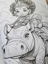 Princess Of Animal Coloring Book - Max Brenner