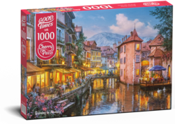 Puzzle Cherry Pazzi Good Times - Evening in ANNECY - 1000 dílků