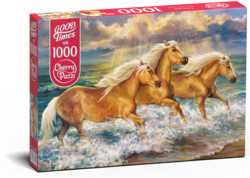 Puzzle Cherry Pazzi Good Times - Fantasea Ponies KONĚ VE VODĚ - 1000 dílků