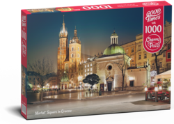 Puzzle Cherry Pazzi Good Times - Market Square in Cracow - 1000 dílků
