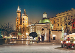 Puzzle Cherry Pazzi Good Times - Market Square in Cracow - 1000 dílků