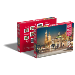 Puzzle Cherry Pazzi Good Times - Market Square in Cracow - 1000 dílků