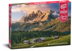 Puzzle Cherry Pazzi Good Times - Mountain Scenery in the Dolomites - 1000 dílků