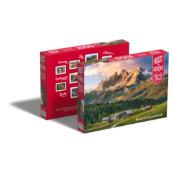 Puzzle Cherry Pazzi Good Times - Mountain Scenery in the Dolomites - 1000 dílků