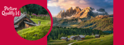 Puzzle Cherry Pazzi Good Times - Mountain Scenery in the Dolomites - 1000 dílků