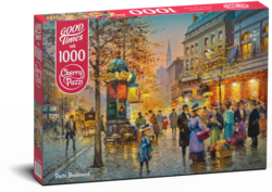 Puzzle Cherry Pazzi Good Times - Paris Boulevard - BULVÁR V PAŘÍŽI - 1000 dílků 