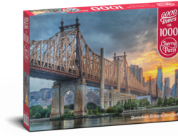 Puzzle Cherry Pazzi Good Times - Queensboro Bridge in New York - 1000 dílků