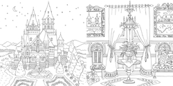 Romantic Country 1- A Fantasy Coloring Book - Eriy - JAPONSKO