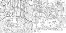 Romantic Country 2  - A Fantasy Coloring Book - Eriy - JAPONSKO
