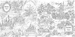 Romantic Country 2  - A Fantasy Coloring Book - Eriy - JAPONSKO