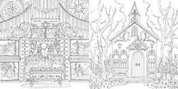 Romantic Country The Second Tale - A Fantasy Coloring Book - Eriy