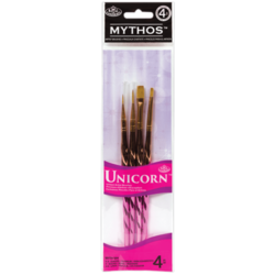 Royal & Langnickel MYTHOS -  sada syntetických štetců - UNICORN - mix - 4 ks