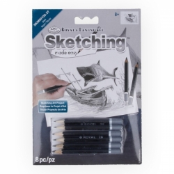 Sketching Made Easy - SHARK (Žralok) - skicování obrázků - malé