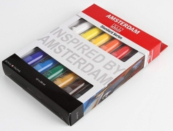 Royal Talens AMSTERDAM Standard series - akrylové barvy v tubě - sada 12 x 20 ml