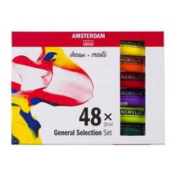 Royal Talens AMSTERDAM Standard series - akrylové barvy v tubě - sada 48 x 20 ml