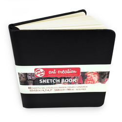 Royal Talens Art Creation - sketch book - skicák v pevné vazbě - ČTVEREC - 12 x 12 cm - 3 barvy