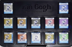 Van Gogh akvarelové půlpánvičky METALLIC & INTERFERENCE COLOURS - sada 12 ks - pocket box