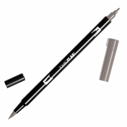 Tombow ABT Dual brush pen - oboustranný fix  – sada 6 ks - GRAY COLORS