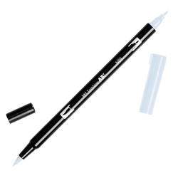 Tombow ABT Dual brush pen - oboustranný fix  – sada 6 ks - GRAY COLORS