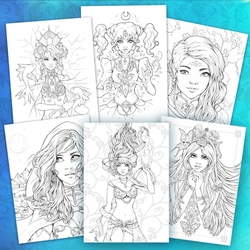 SAKUEMS 3 - Dark Fantasy 2019 - coloring book - Emilie Jarrige