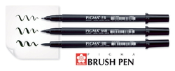Sakura PIGMA Professional Brush - sada 3 ks