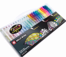 SAKURA Gelly roll - MIX BOX -  sada gelových per - 24 ks