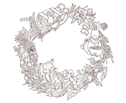 Seasonal Wreaths of plants and friends - JAPONSKO