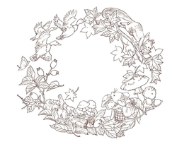Seasonal Wreaths of plants and friends - JAPONSKO