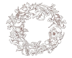 Seasonal Wreaths of plants and friends - JAPONSKO