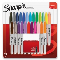 Sharpie permanent markers - permanentní fixy - sada 24 ks