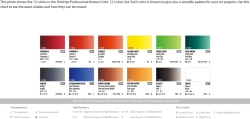 ShinHan Professional KOREAN COLOR - tradiční korejské barvy v tubě - sada 12  x 20 ml