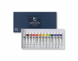 ShinHan Professional WATER COLOR - akvarelové barvy v tubě - sada 13 barev