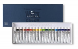 ShinHan Professional WATER COLOR - akvarelové barvy v tubě - sada 18 barev