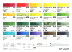ShinHan PWC Premium extra fine artists WATER COLORS - prémiové akvarelové barvy v tubě - sada 32 barev x 15 ml