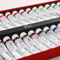 ShinHan PWC Premium extra fine artists WATER COLORS - prémiové akvarelové barvy v tubě - sada 32 barev x 15 ml