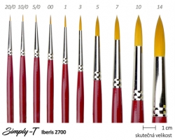 Štětec Simply-T IBERIS - kulatý - různé velikosti