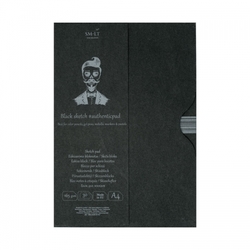 SM-LT Art BLACK sketch pad A4 - skicák s černými listy - 165 g/m2 - 30 listů