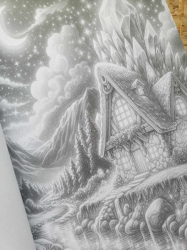 Sparkling Houses (Fantasy Homes 6) Coloring Book - Max Brenner 