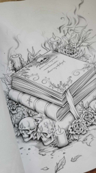 Spirits of Halloween: Santa Muerte - Coloring Book- Max Brenner