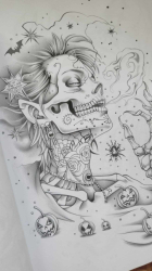 Spirits of Halloween: Santa Muerte - Coloring Book - Max Brenner