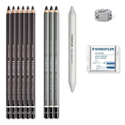 Staedtler - Charcoal - sada pro kresbu 12 KS