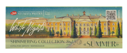 St. Petersburg Nevskaya Palitra - WHITE NIGHTS - Bílé noci - akvarelové barvy - Limited Edition Shimmering Watercolors 8 x 2.5 ml -  SUMMER