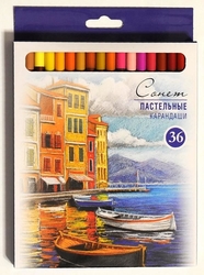 St. Petersburg Nevskaya Palitra SONNET - PASTEL PENCILS - pastel v tužce - sada 36 ks