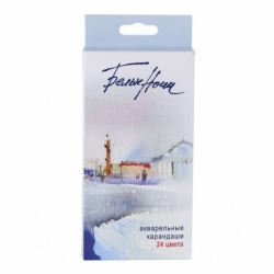 St. Petersburg Nevskaya Palitra - WHITE NIGHTS - akvarelové pastelky - sada 24 ks v papíru
