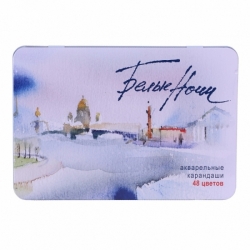 St. Petersburg Nevskaya Palitra - WHITE NIGHTS - akvarelové pastelky - sada 48 ks v plechu